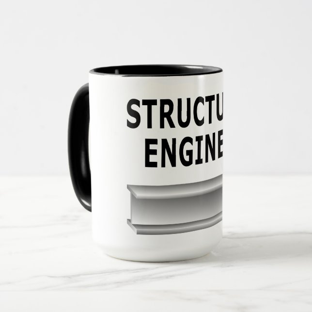 Structural Engineer Beam Mug (Front Left)