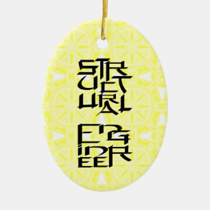 Structural Engineer Character Ceramic Ornament