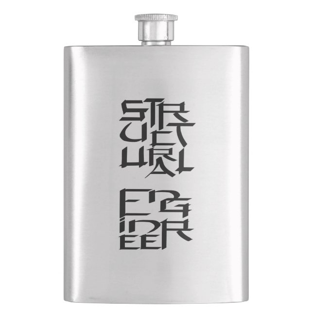 Structural Engineer Character Flask (Front)