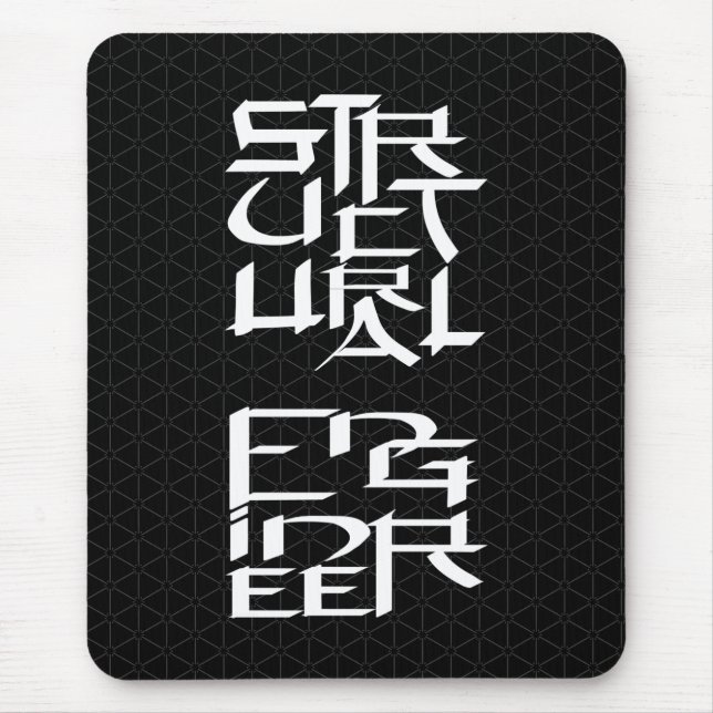 Structural Engineer Character Mouse Pad (Front)