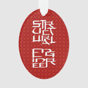 Structural Engineer Character Ornament
