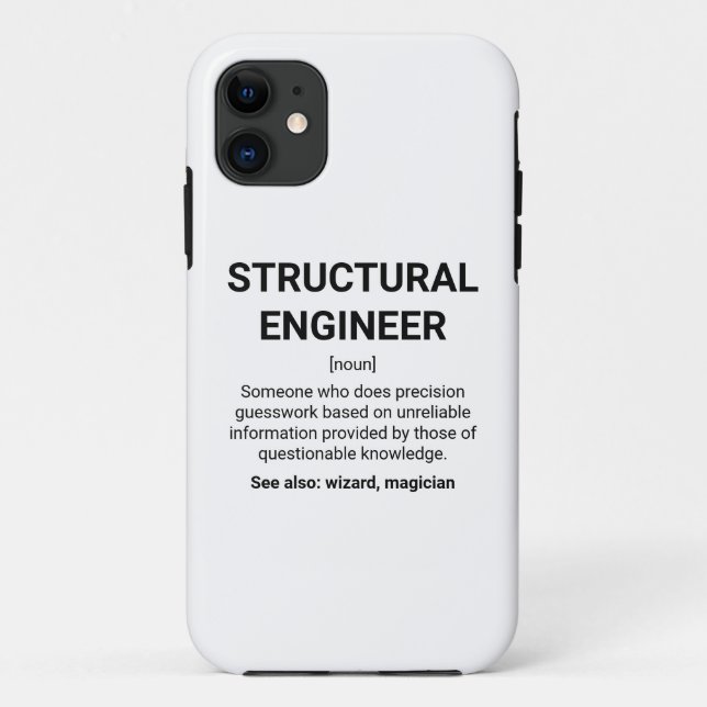 Structural Engineer Definition Noun Case-Mate iPhone Case (Back)