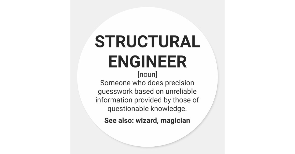 structural-engineer-definition-noun-classic-round-sticker-zazzle