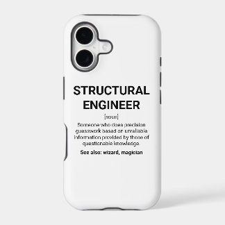 Structural Engineer Definition Noun iPhone 17 Case