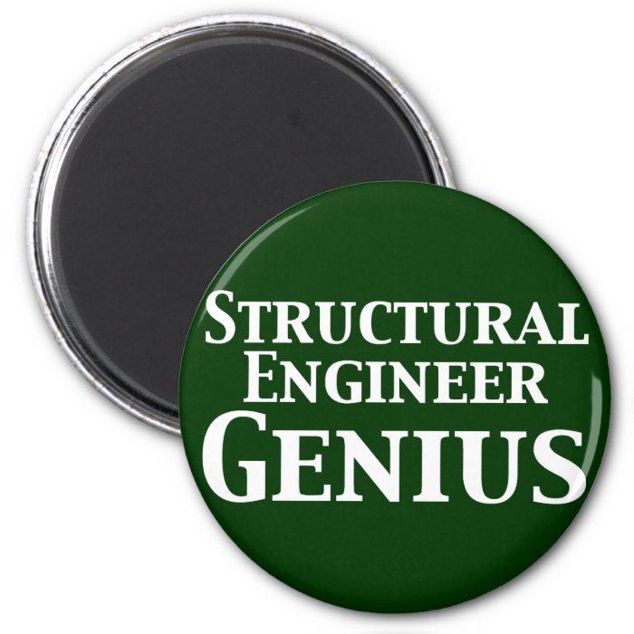 Structural Engineer Genius Gifts Magnets