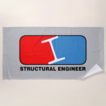 Structural Engineer League Beach Towel