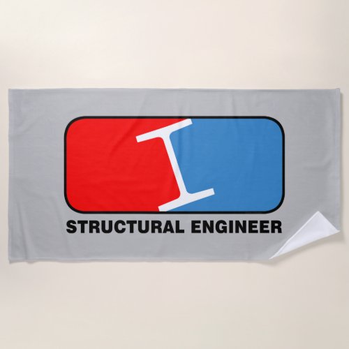 Structural Engineer League Beach Towel