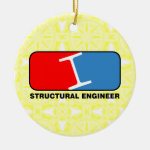 Structural Engineer League Ceramic Ornament