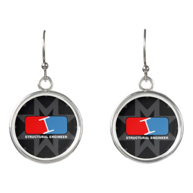 Structural Engineer League Earrings (Front)