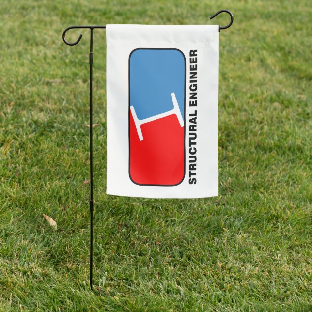 Structural Engineer League Garden Flag (In SItu)