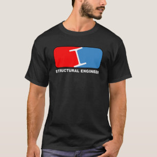 Structural Engineer League White Text T-Shirt