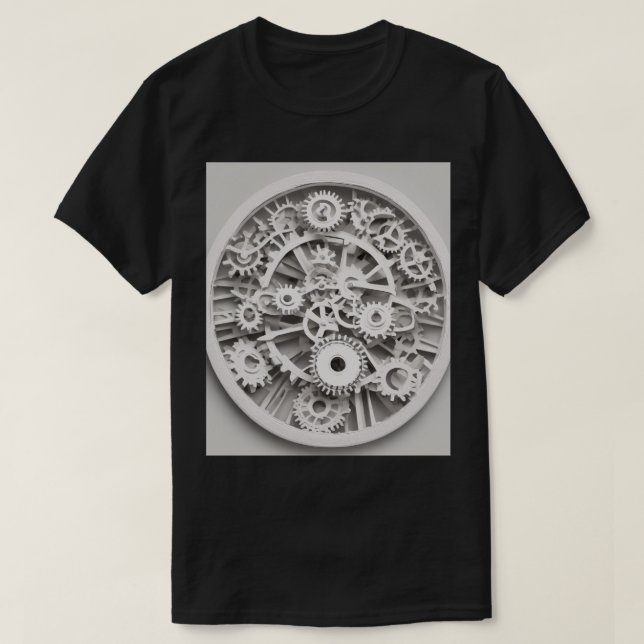 Structural Engineering Gears Mechanic Civil Engine T-Shirt (Design Front)