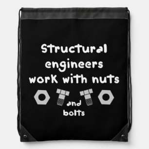 Structural Engineers Work Drawstring Bag