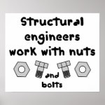 Structural Engineers Work Poster