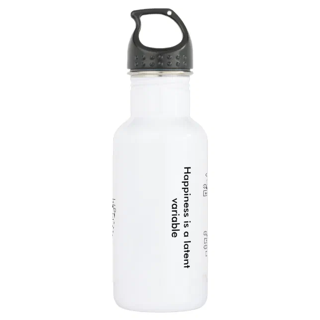 structural equation modeling water bottle Zazzle
