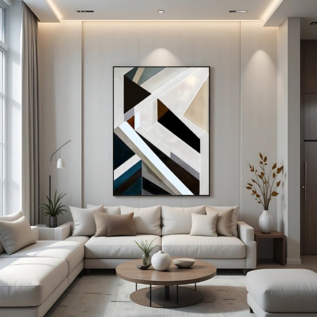 Structural Geometry Canvas Print (Creator Uploaded)