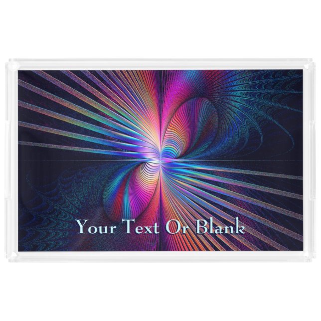 Structural Iridescence Acrylic Tray (Front)