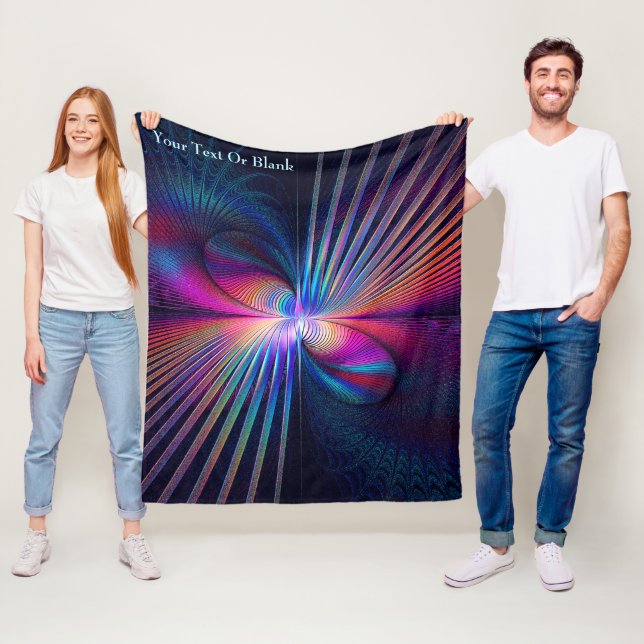 Structural Iridescence Fleece Blanket (In Situ)