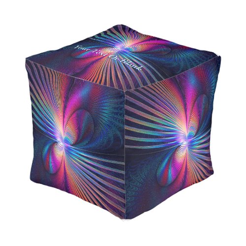 Structural Iridescence Pouf