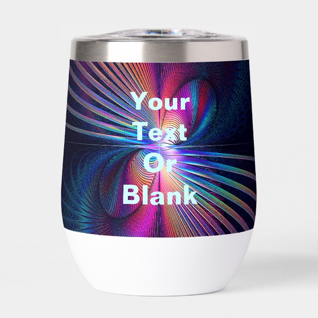 Structural Iridescence Thermal Wine Tumbler (Front)