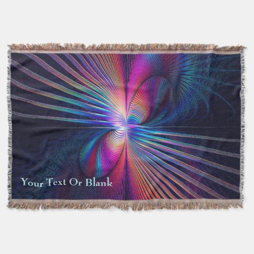 Structural Iridescence Throw Blanket