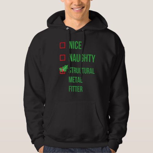 Structural Metal Fitter Funny Pajama Christmas Hoodie