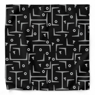 Structural Steel Pattern Bandana