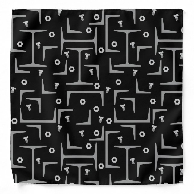 Structural Steel Pattern Bandana (Front)