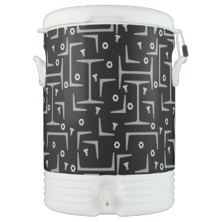 Structural Steel Pattern Beverage Cooler