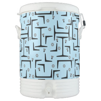 Structural Steel Pattern Beverage Cooler