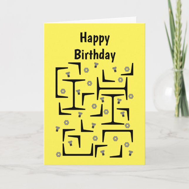 Structural Steel Pattern Card (Front)