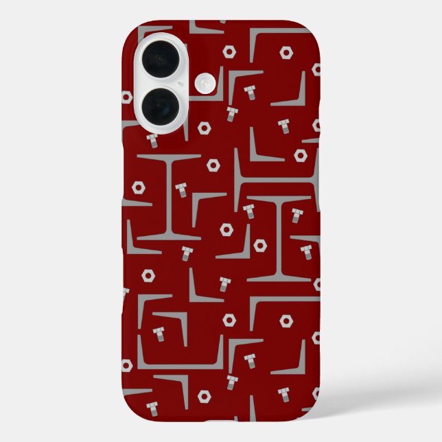 Structural Steel Pattern Case-Mate iPhone Case (Back)