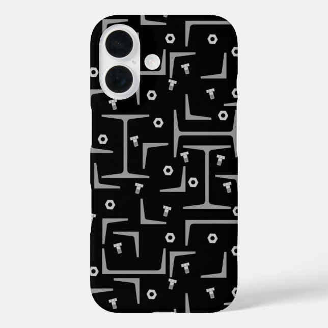 Structural Steel Pattern Case-Mate iPhone Case (Back)