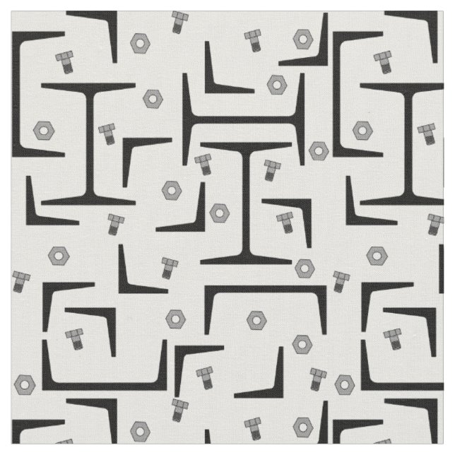Structural Steel Pattern  Fabric (Close Up)