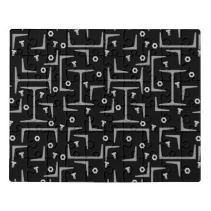 Structural Steel Pattern Jigsaw Puzzle