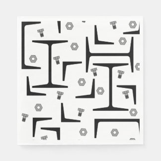 Structural Steel Pattern Napkins
