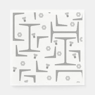 Structural Steel Pattern Napkins