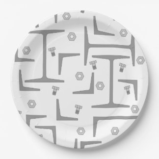 Structural Steel Pattern Paper Plates
