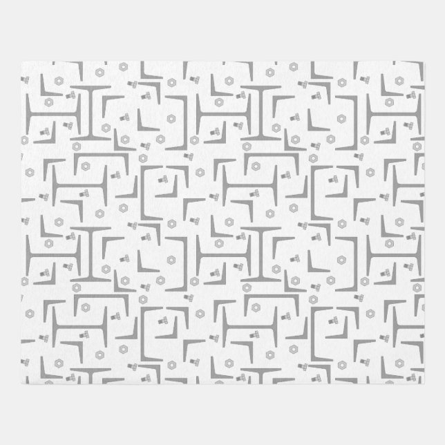 Structural Steel Pattern Rug (Front)