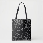 Structural Steel Pattern Tote Bag