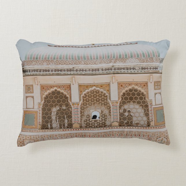 STRUCTURE UNDER CLEAR SKY ACCENT PILLOW (Front)