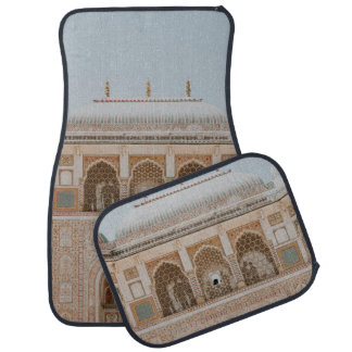 STRUCTURE UNDER CLEAR SKY CAR FLOOR MAT