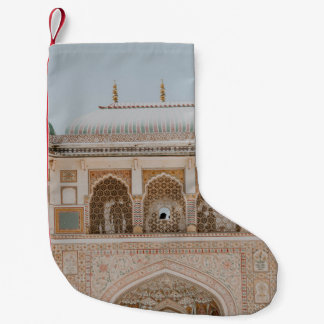 STRUCTURE UNDER CLEAR SKY SMALL CHRISTMAS STOCKING