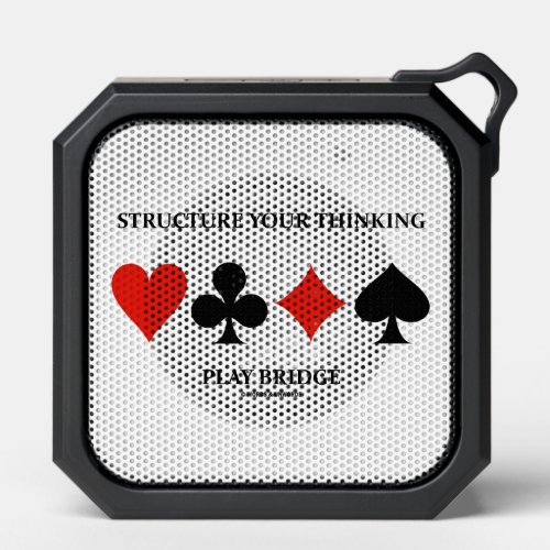 Structure Your Thinking Play Bridge Card Suits Bluetooth Speaker