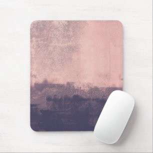 Structured Art Style Pink Navy Blue Mouse Pad