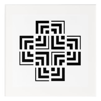 Structured Geometry | Modern Acrylic Print