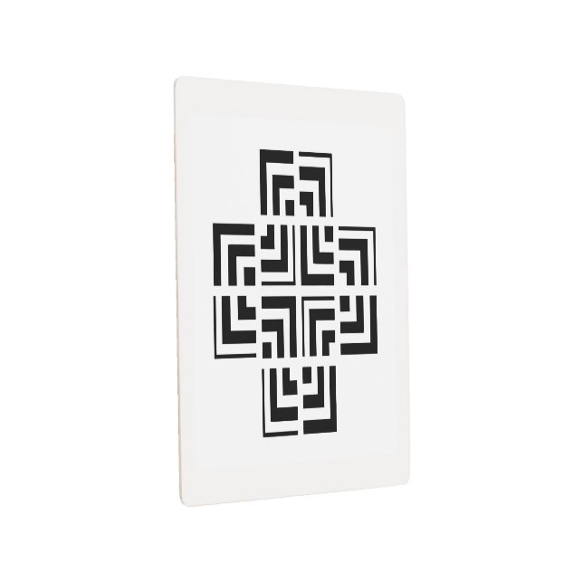 Structured Geometry | Modern Metal Print (3/4)