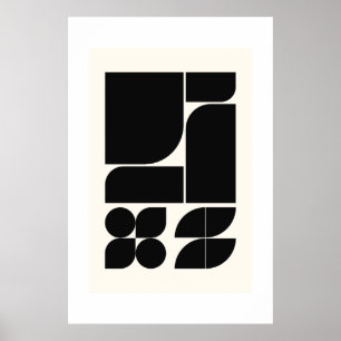 Structured Rhythm : Mid-Century Geometric Wall Art