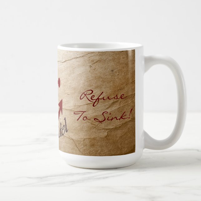 Strudel - Refuse To Sink Coffee Mug! Coffee Mug (Right)
