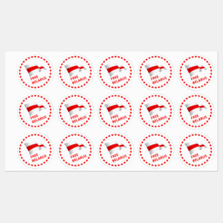 Struggle for freedom in Belarus. Labels